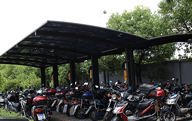 電動(dòng)車棚效果圖