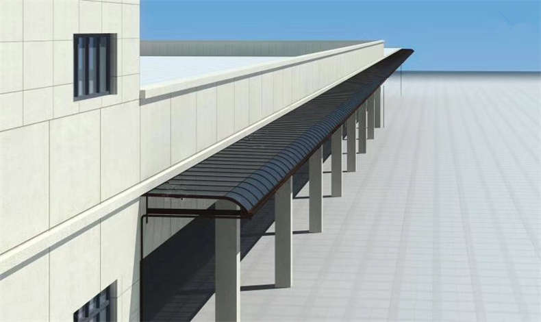 耐力板雨棚坡度設(shè)計(jì)多少合適？