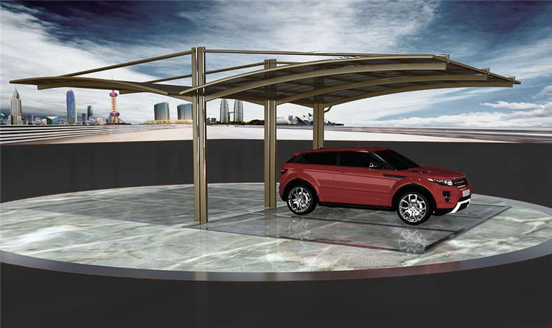 汽車停車棚的雙重安全性保障