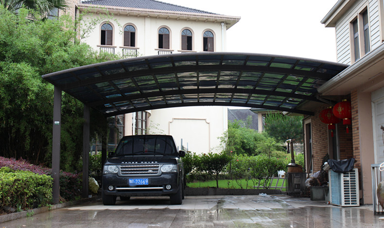 藝術性與實用性共存的鋁合金車棚