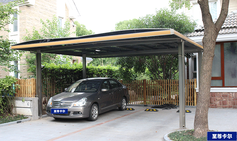 汽車棚廠家分享鋁合金車棚圖片案例，愛車要這樣保護(hù)