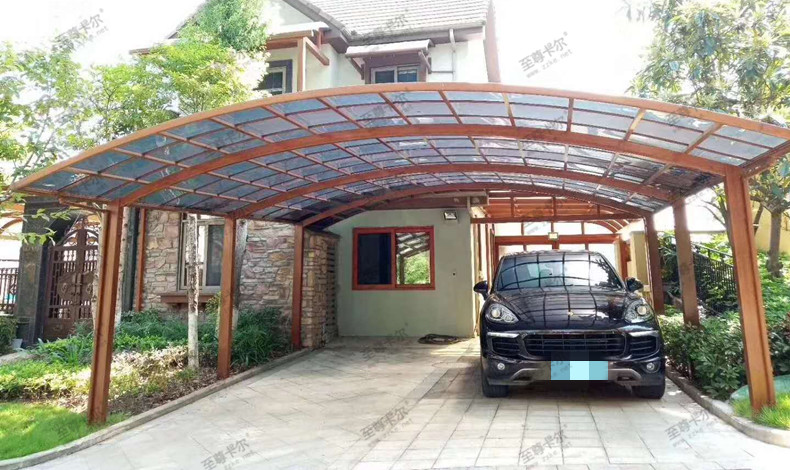 做車棚為什么要選擇鋁合金車棚，鋁合金車棚多少錢一平？