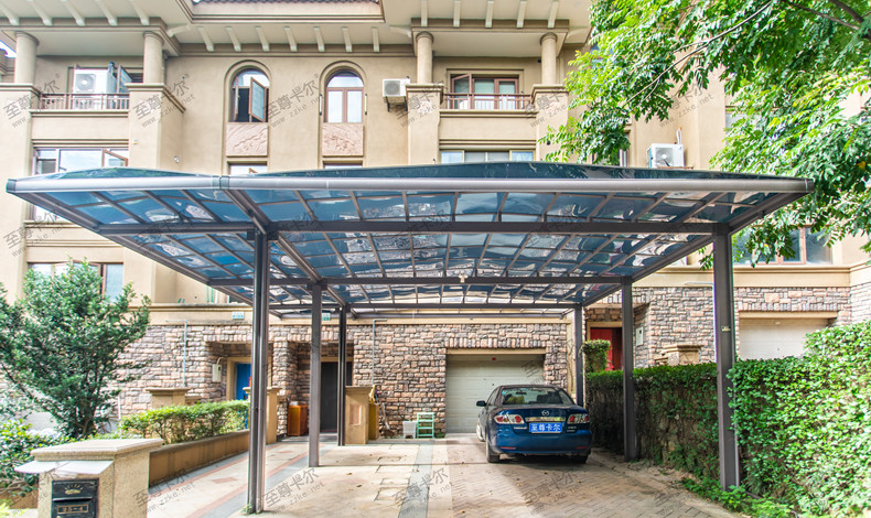 家用停車棚圖片，找了這么多，總算看到滿意的了！