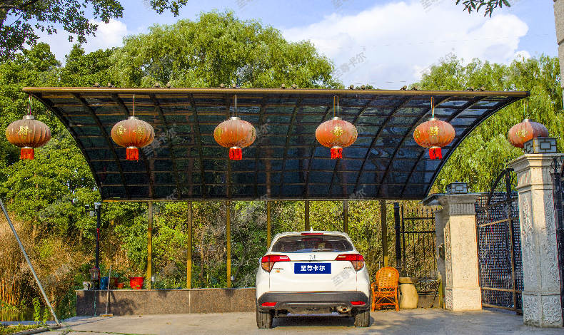 【美之國花園】攬風汽車棚