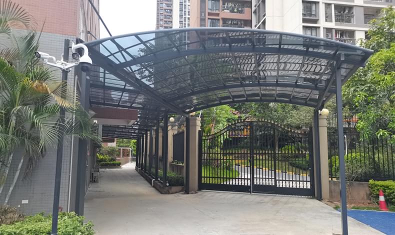 鋁合金雨棚制作廠家？雨棚價格多少錢一平？