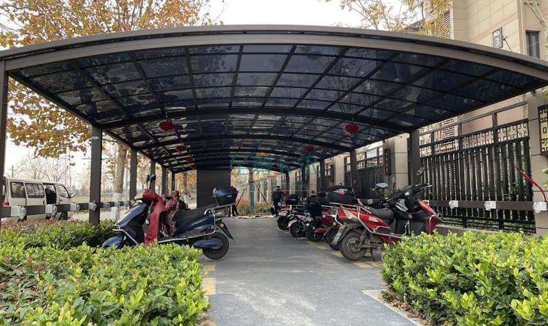 電動(dòng)車遮陽(yáng)棚停車棚哪家好？