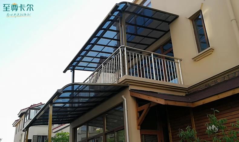 陽臺雨棚用什么材料的好？陽臺雨棚效果圖？