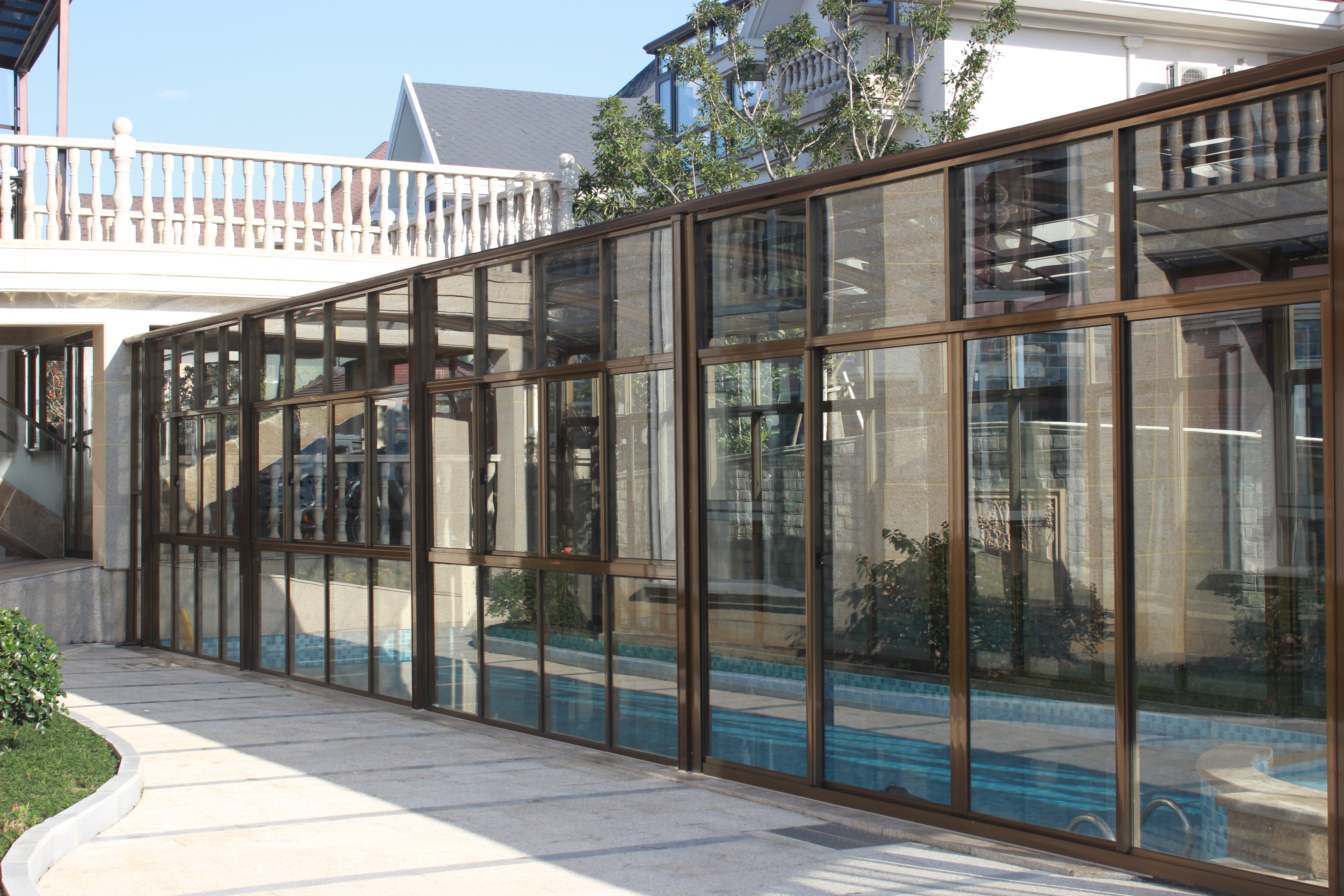 【效果圖】免費測量設計（泳池棚）